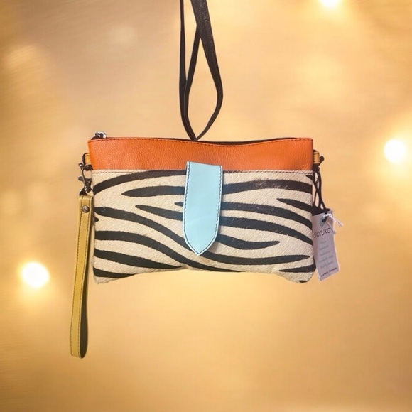 Soruka Handbags - Soruka handcrafted recycled leather crossbody bag